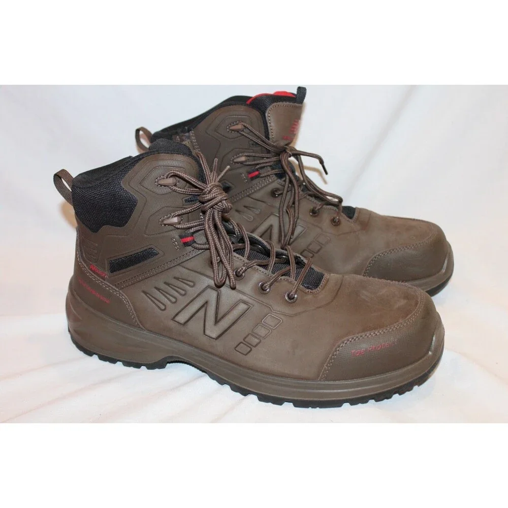 New Balance Work & Safety Calibre Comp‎ Toe EH PR BROWN Boots NWOB SZ 14 $180